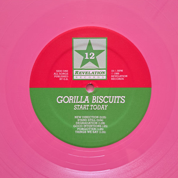Gorilla Biscuits : Start Today (LP, Album, RE, Pin)