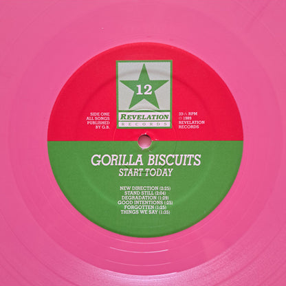 Gorilla Biscuits : Start Today (LP, Album, RE, Pin)