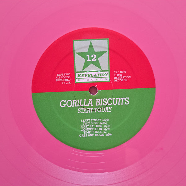 Gorilla Biscuits : Start Today (LP, Album, RE, Pin)