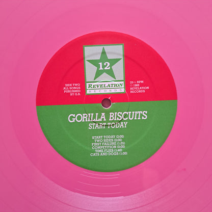 Gorilla Biscuits : Start Today (LP, Album, RE, Pin)
