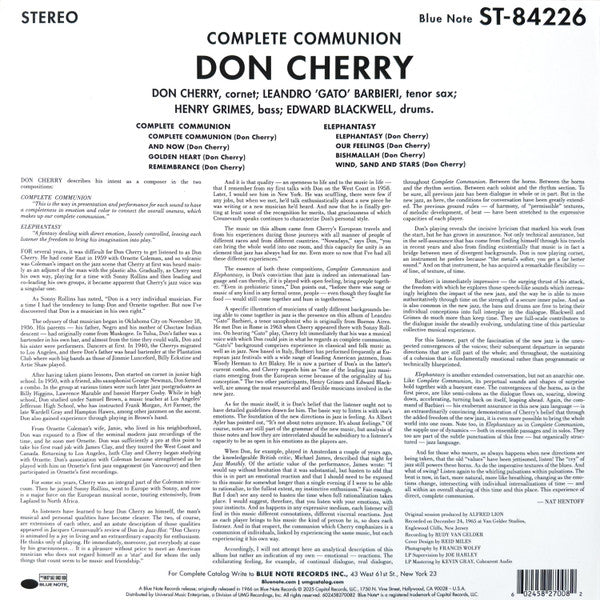 Don Cherry : Complete Communion (LP, Album, RE, Gat)