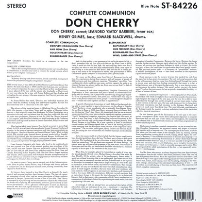 Don Cherry : Complete Communion (LP, Album, RE, Gat)