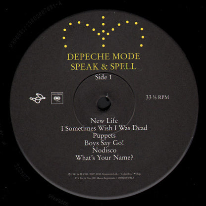 Depeche Mode : Speak & Spell (LP, Album, RE, RM)