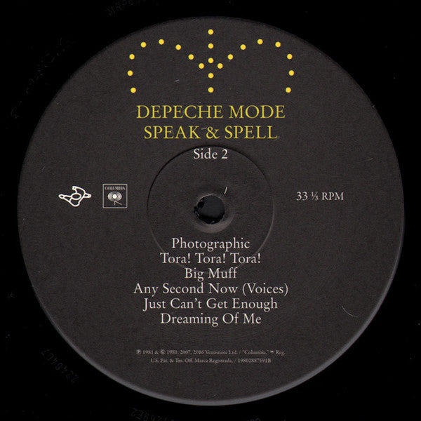 Depeche Mode : Speak & Spell (LP, Album, RE, RM)