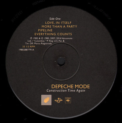 Depeche Mode : Construction Time Again (LP, Album, RE, RM)