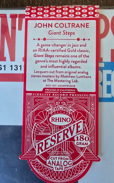 John Coltrane : Giant Steps (LP, RE)