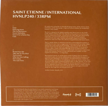 Saint Etienne : International (LP, Album)