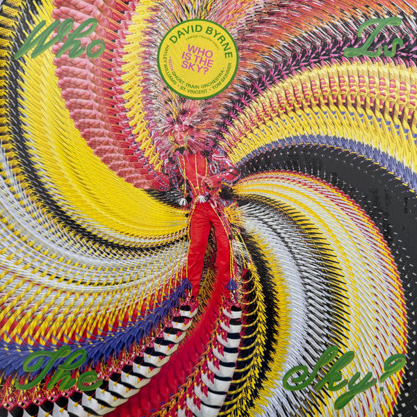 David Byrne With Ghost Train Orchestra : Who Is The Sky? (LP, Album, Lem)