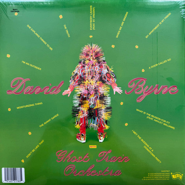 David Byrne With Ghost Train Orchestra : Who Is The Sky? (LP, Album, Lem)