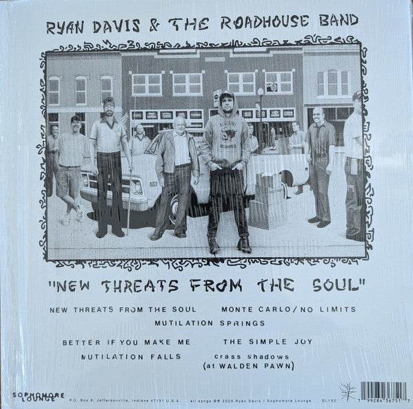 Ryan Davis & The Roadhouse Band : New Threats From The Soul (2xLP, Album, Tra)