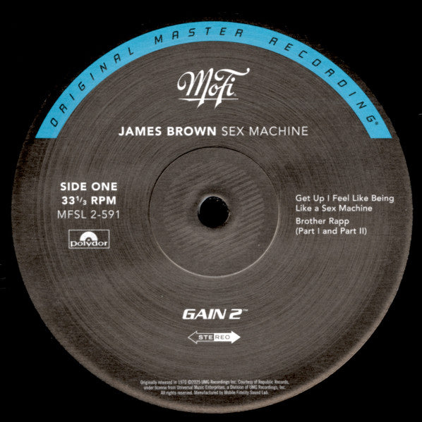 James Brown : Sex Machine (Recorded Live At Home In Augusta, Georgia With His Bad Self) (2xLP, Album, Num, RE, RM, S/Edition, Gat)