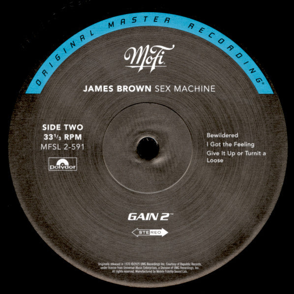 James Brown : Sex Machine (Recorded Live At Home In Augusta, Georgia With His Bad Self) (2xLP, Album, Num, RE, RM, S/Edition, Gat)