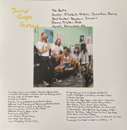 The Beths : Jump Rope Gazers (LP, Album, Ltd, RP, 'Be)