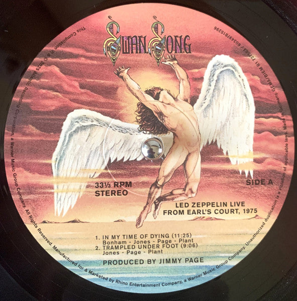 Led Zeppelin : Live EP (12", EP, Comp)