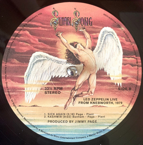 Led Zeppelin : Live EP (12", EP, Comp)