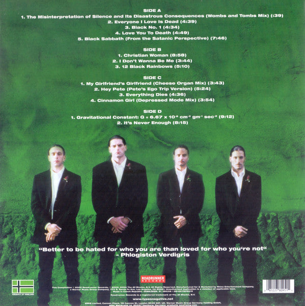 Type O Negative : The Least Worst Of (2xLP, Comp, RE, RM)