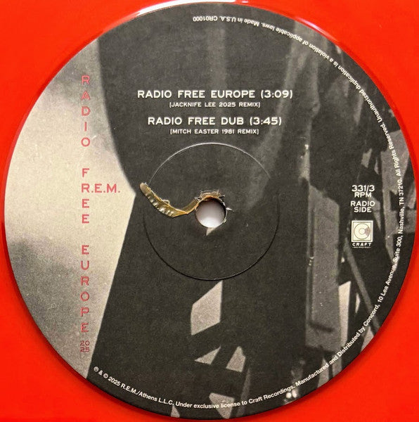 R.E.M. : Radio Free Europe 2025 (10", EP, Ltd, Ora)