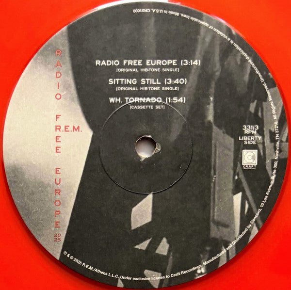 R.E.M. : Radio Free Europe 2025 (10", EP, Ltd, Ora)