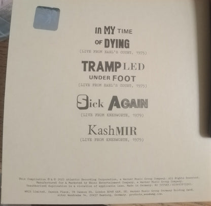 Led Zeppelin : Live EP (CD, EP)