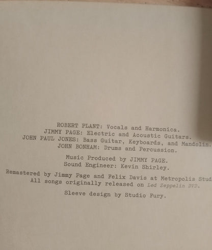 Led Zeppelin : Live EP (CD, EP)