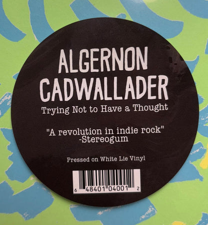 Algernon Cadwallader : Trying Not To Have A Thought (LP, Whi)