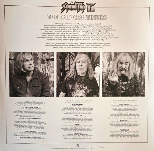 Spinal Tap : The End Continues (LP, Album)