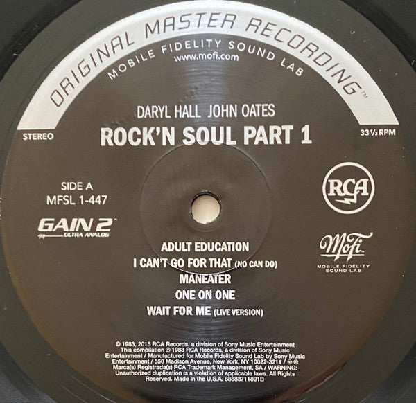 Daryl Hall & John Oates : Rock 'N Soul Part 1 (LP, Comp, Ltd, Num, RE, RM, 180)