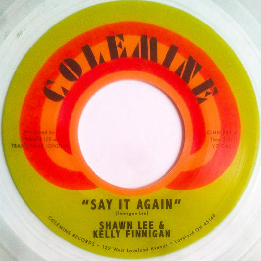 Shawn Lee & Kelly Finnigan : Say It Again (7", Cok)