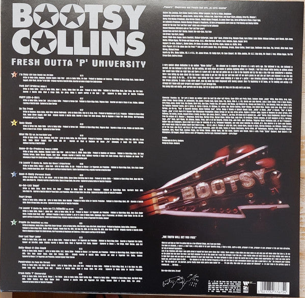 Bootsy Collins : Fresh Outta 'P' University (2xLP, Album, RE, 180)