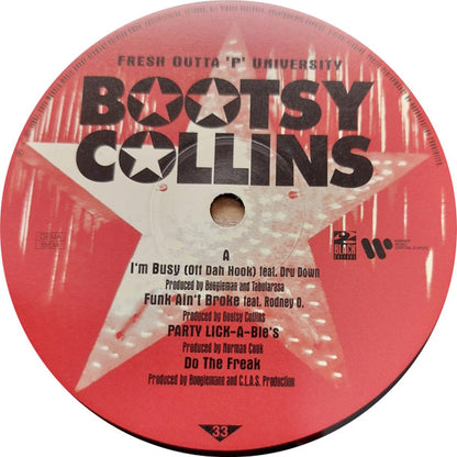 Bootsy Collins : Fresh Outta 'P' University (2xLP, Album, RE, 180)