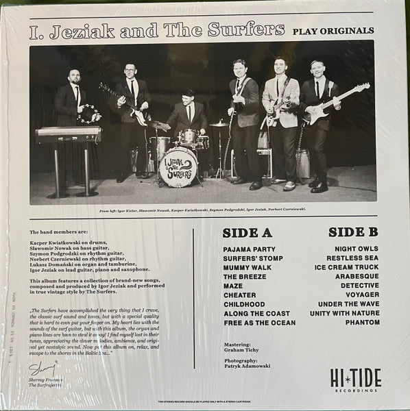 I. Jeziak And The Surfers : I. Jeziak And The Surfers (LP, Ltd, "Oc)