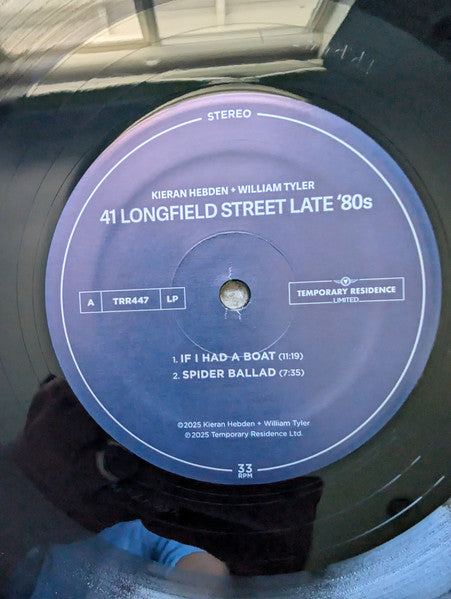 Kieran Hebden, William Tyler : 41 Longfield Street Late '80s (LP, Album)