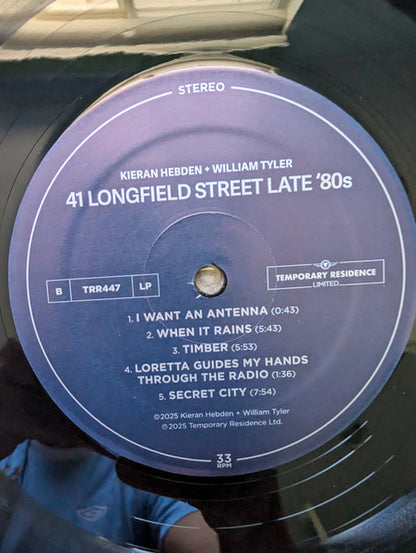 Kieran Hebden, William Tyler : 41 Longfield Street Late '80s (LP, Album)
