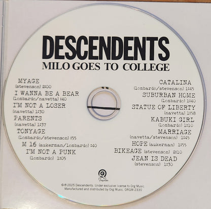 Descendents : Milo Goes To College (CD, Album, RE, RM)