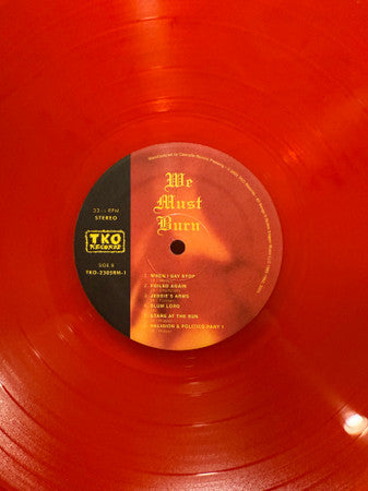 Poison Idea : We Must Burn (LP, RE, RM, Red)