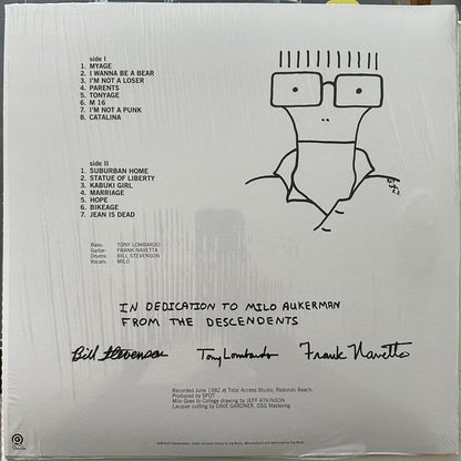 Descendents : Milo Goes To College (LP, Album, Ltd, RE, RM, Smo)