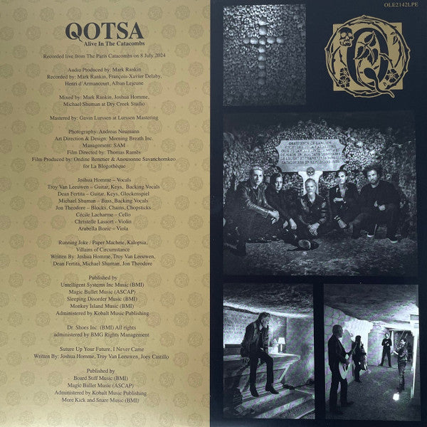 Queens Of The Stone Age : Alive In The Catacombs (LP, S/Sided, EP)