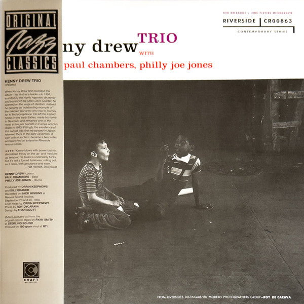 Kenny Drew Trio* With Paul Chambers (3), Philly Joe Jones* : Kenny Drew Trio (LP, Album, Mono, RE)