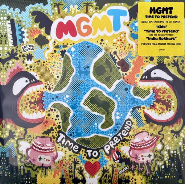 MGMT : Time To Pretend (12", EP, Yel)