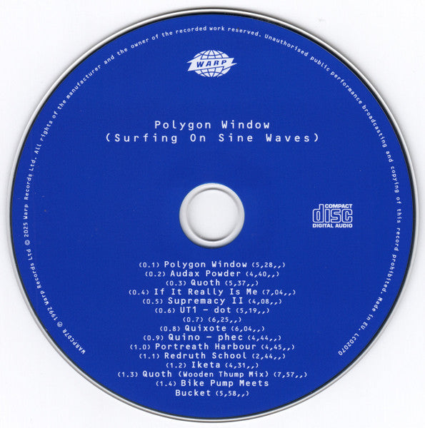 Polygon Window : Surfing On Sine Waves (CD, Album, RE, Exp)