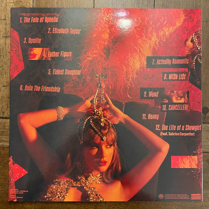 Taylor Swift : The Life Of A Showgirl (LP, Album, Ora)