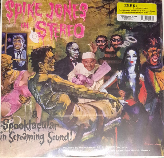 Spike Jones And The Band That Plays For Fun : Spike Jones In Stereo (A Spooktacular In Screaming Sound!) (LP, Album, RE, Sli)