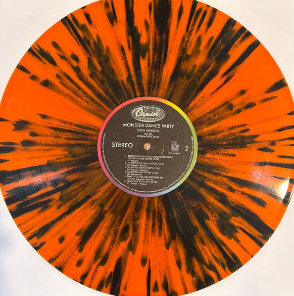 Don Hinson And The Rigamorticians : Monster Dance Party (LP, Album, Mono, RE, Ora)