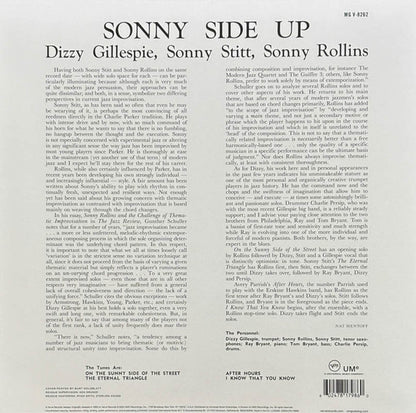 Dizzy Gillespie, Sonny Stitt, Sonny Rollins : Sonny Side Up (LP, Mono, RE)