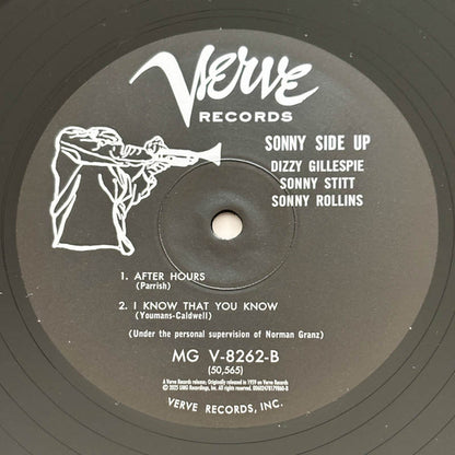 Dizzy Gillespie, Sonny Stitt, Sonny Rollins : Sonny Side Up (LP, Mono, RE)