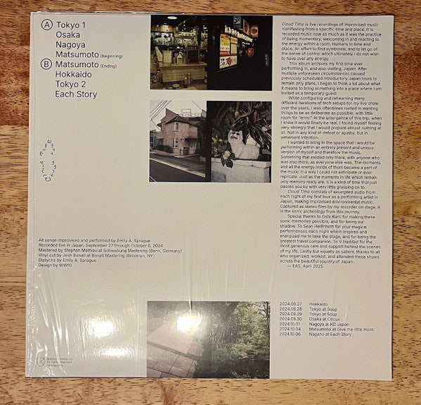 Emily Sprague : Cloud Time (LP, Ltd, Clo)