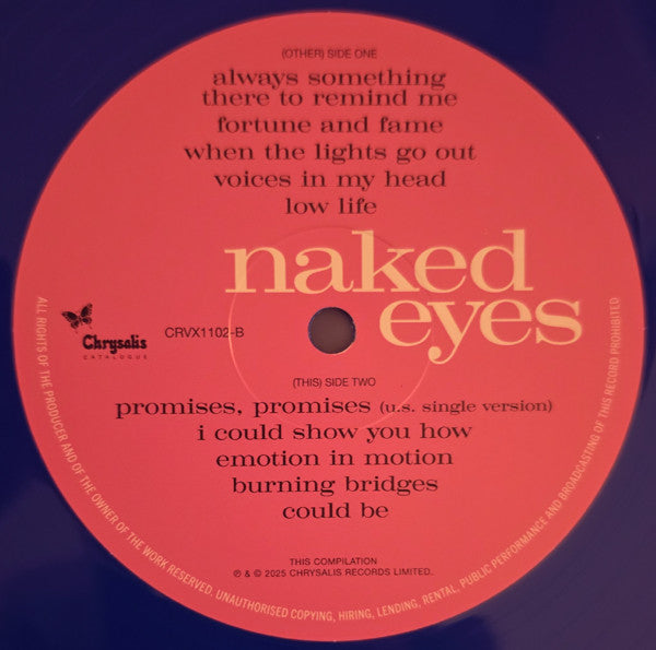 Naked Eyes : Naked Eyes (2xLP, Album, RE, RM, Blu)