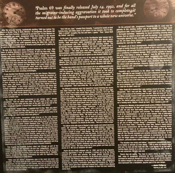 Ministry : ΚΕΦΑΛΗΞΘ (2xLP, Album, RE, RP, Exp)