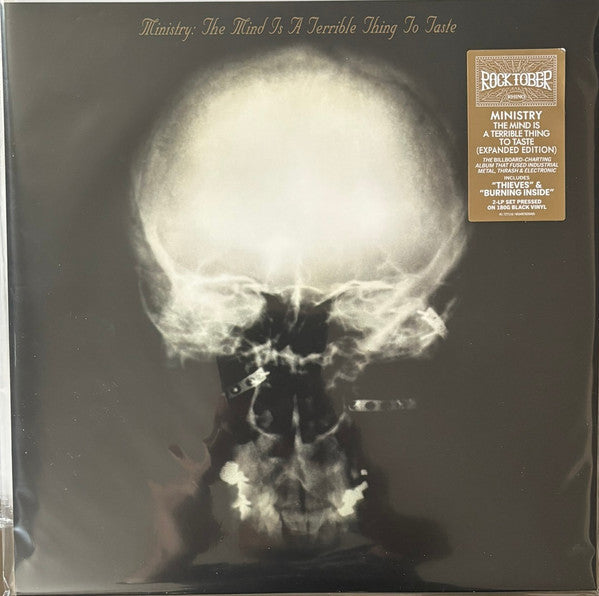 Ministry : The Mind Is A Terrible Thing To Taste (2xLP, Album, RE, RP, Exp)