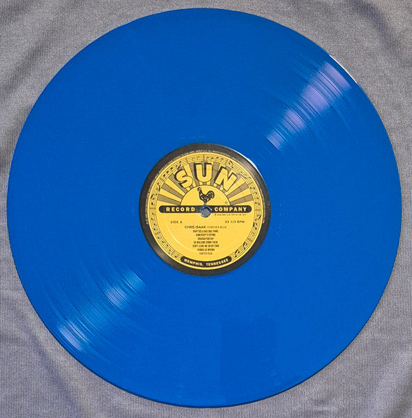 Chris Isaak : Forever Blue (LP, Album, RE, Aqu)